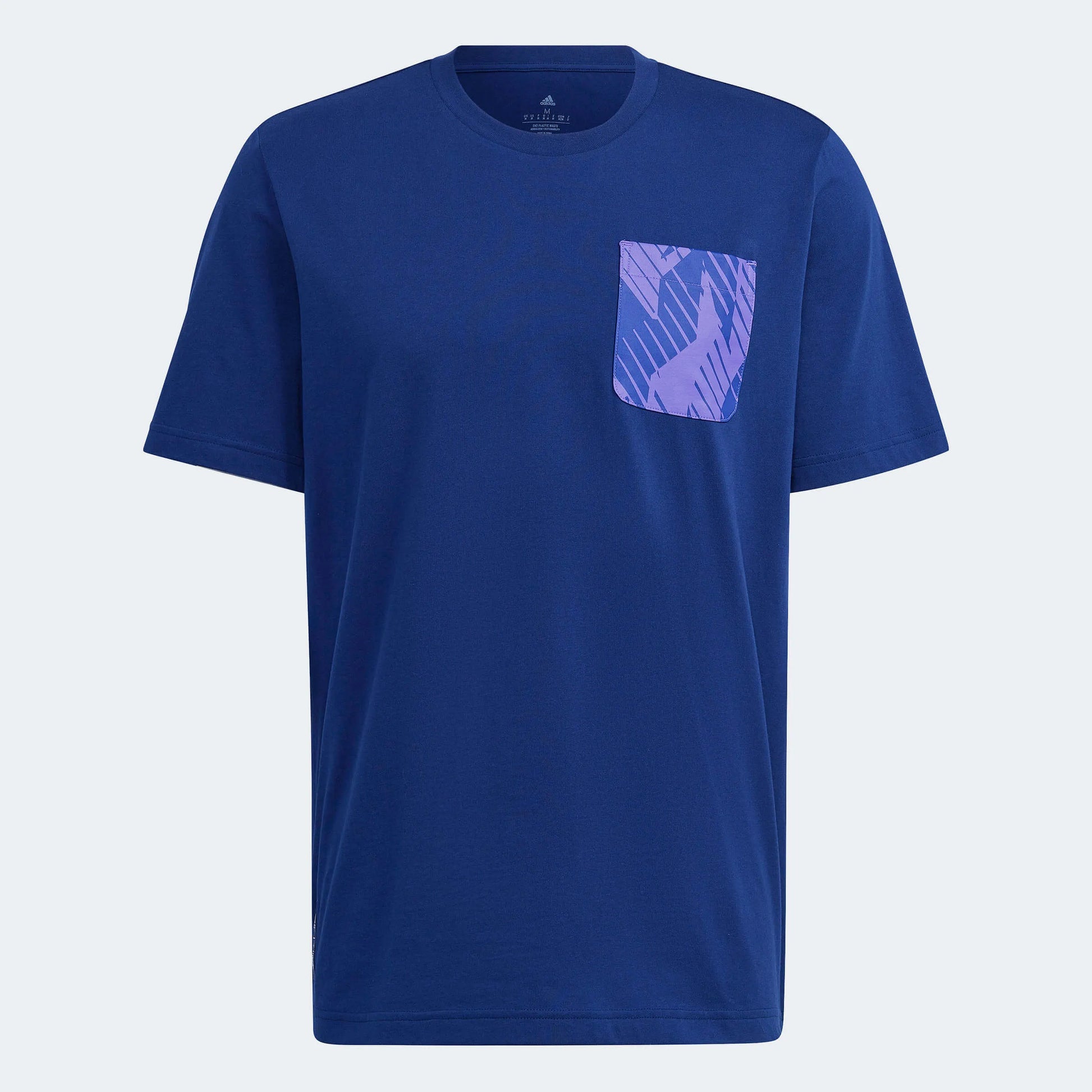 Adidas 2022-23 Argentina Graphic Tee Night Indigo (Front)