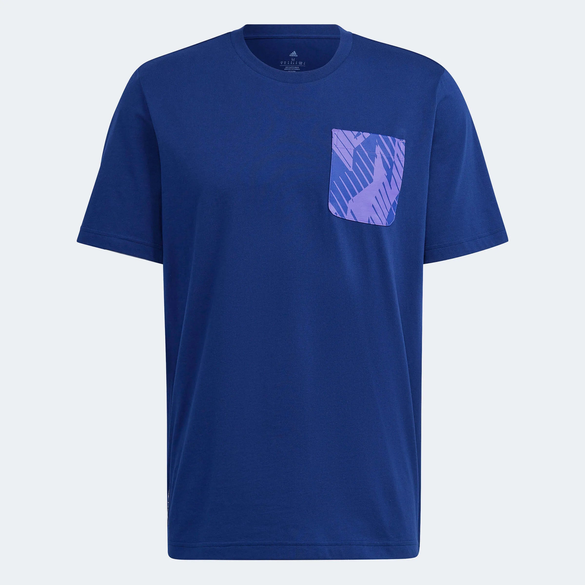 Adidas 2022-23 Argentina Graphic Tee Night Indigo (Front)