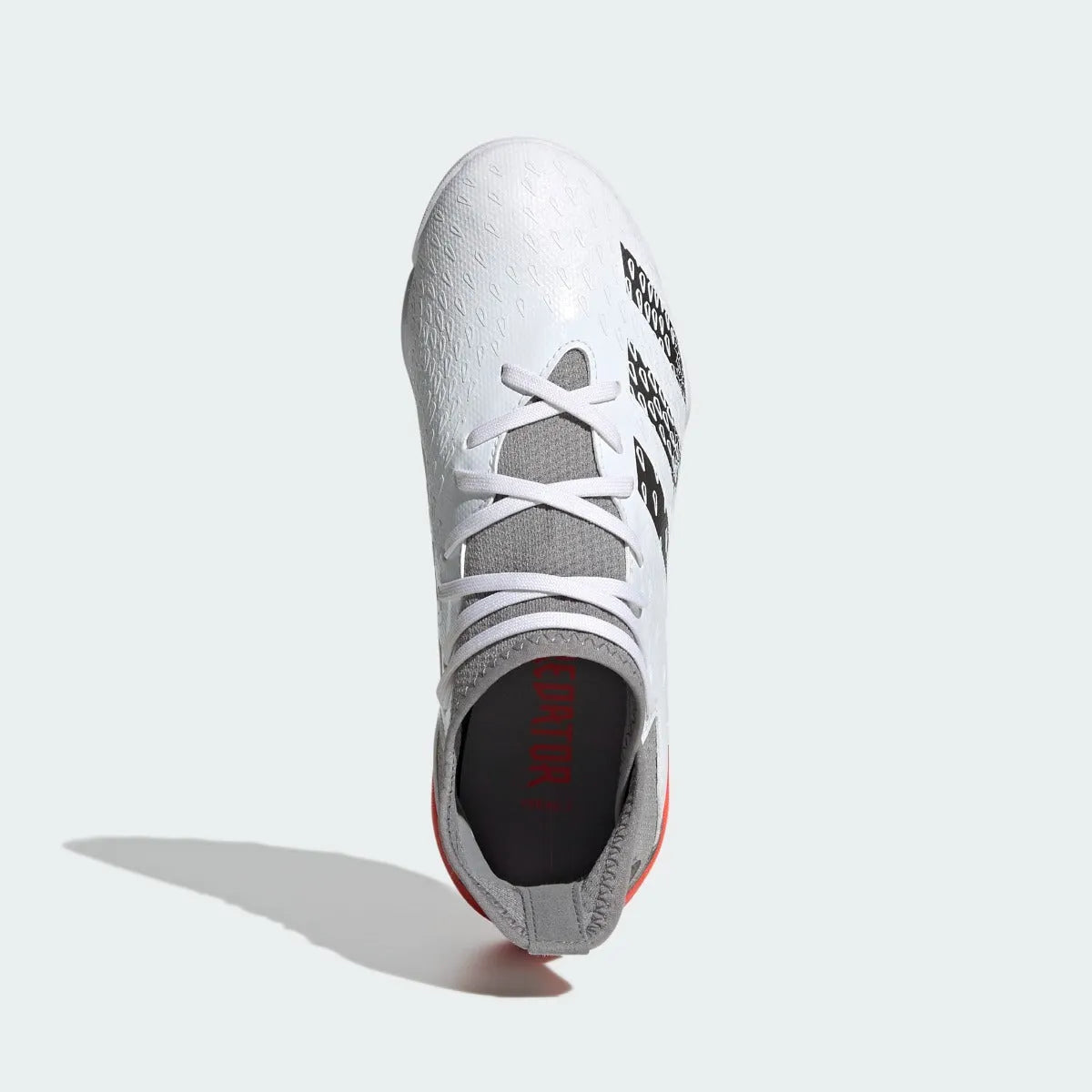 Adidas JR Predator Freak .3 TF - White-Iron Metallic (Top)