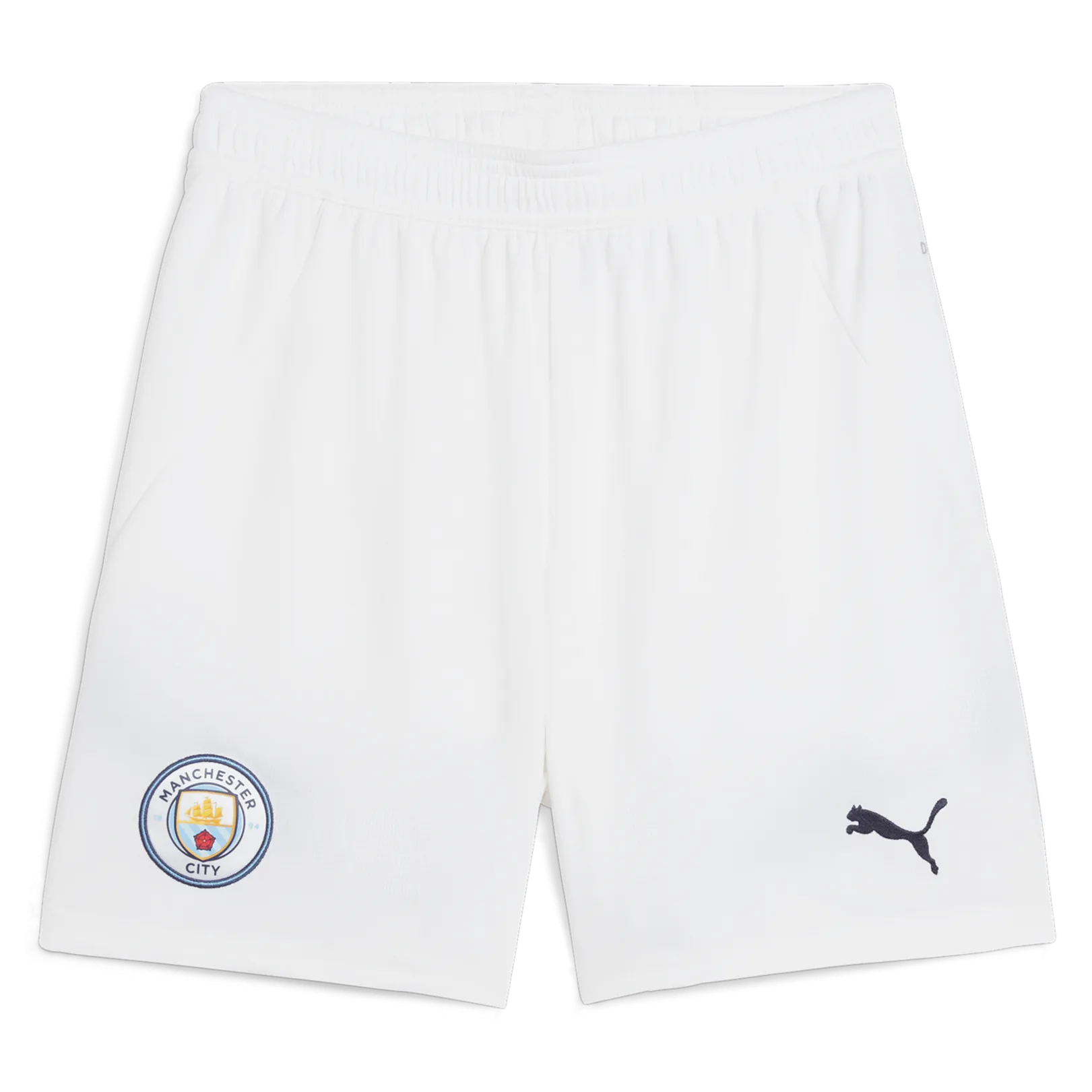 Puma 2024-25 Manchester City Youth Stadium Home Shorts (Front)