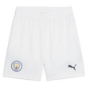 Puma 2024-25 Manchester City Youth Stadium Home Shorts (Front)