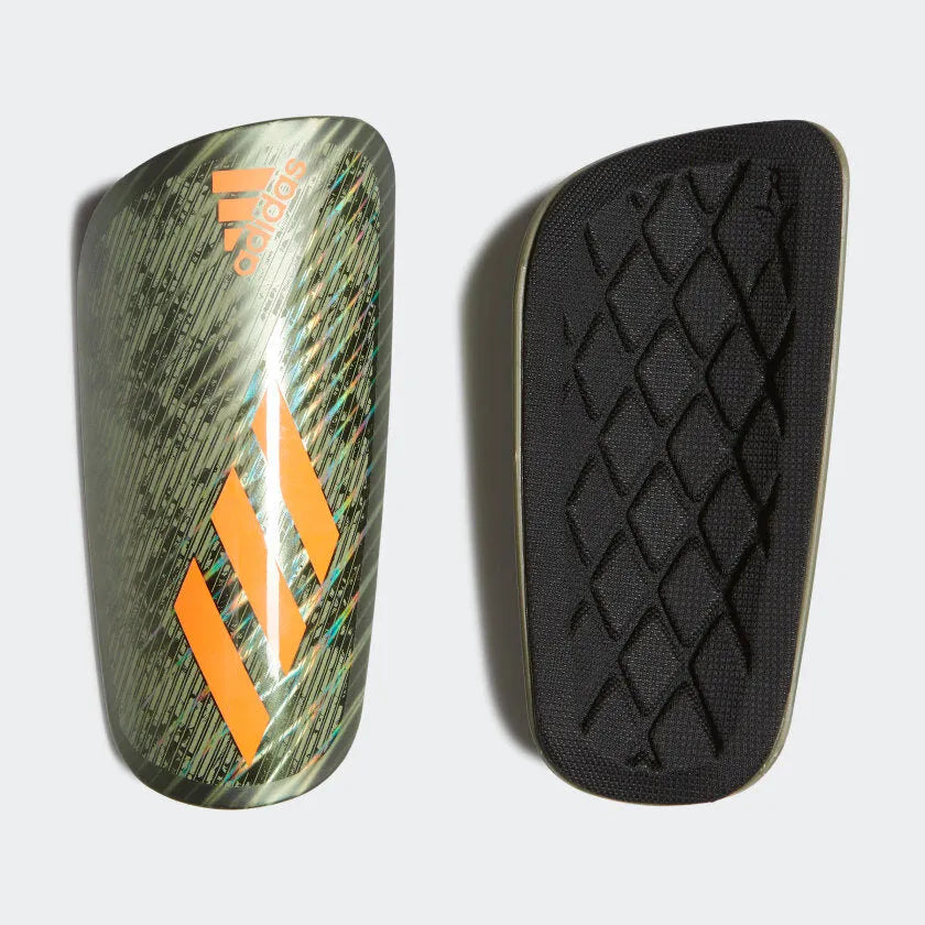 adidas X Pro Shin Guards - Green-Orange