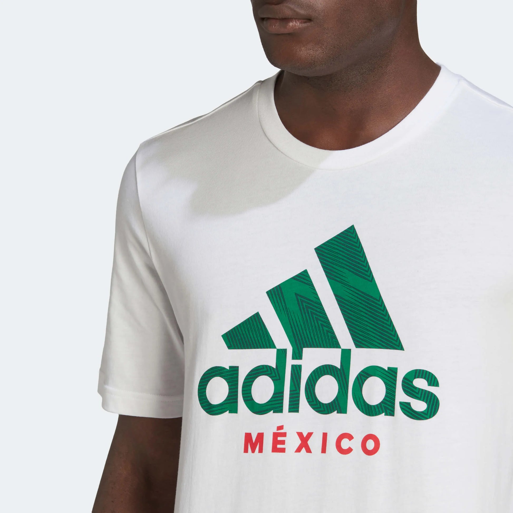 adidas 2022-23 Mexico DNA Graphic Tee - White (Detail 1)
