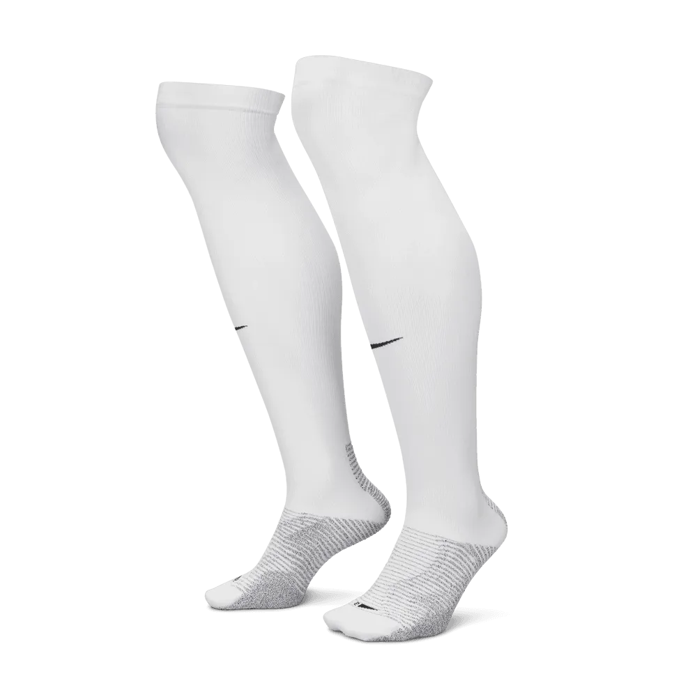 Nike Vapor Strike Socks White - Black (Pair - Lateral)
