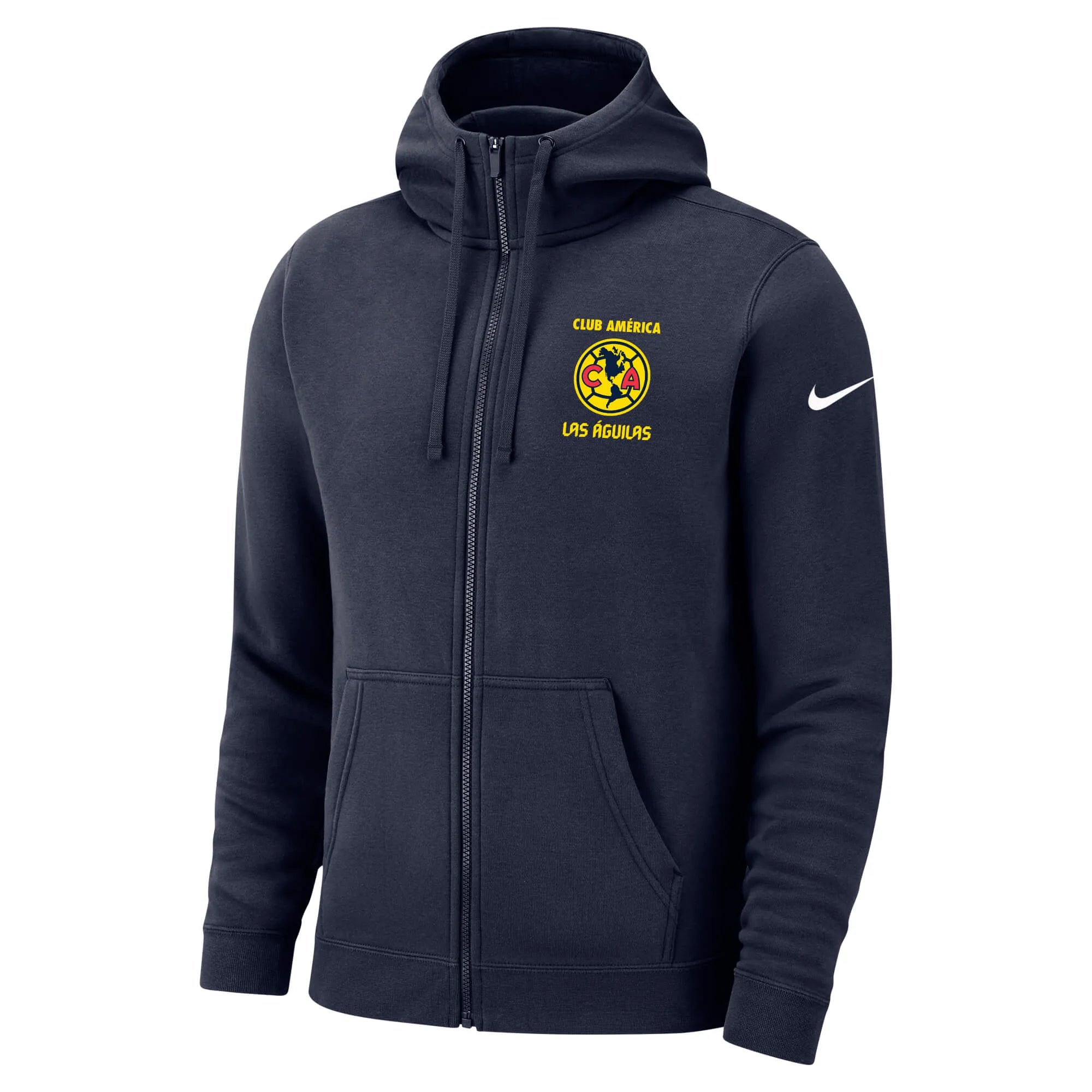Nike 2023-24 Club America Men's Fleece FZ Hoodie (Front)