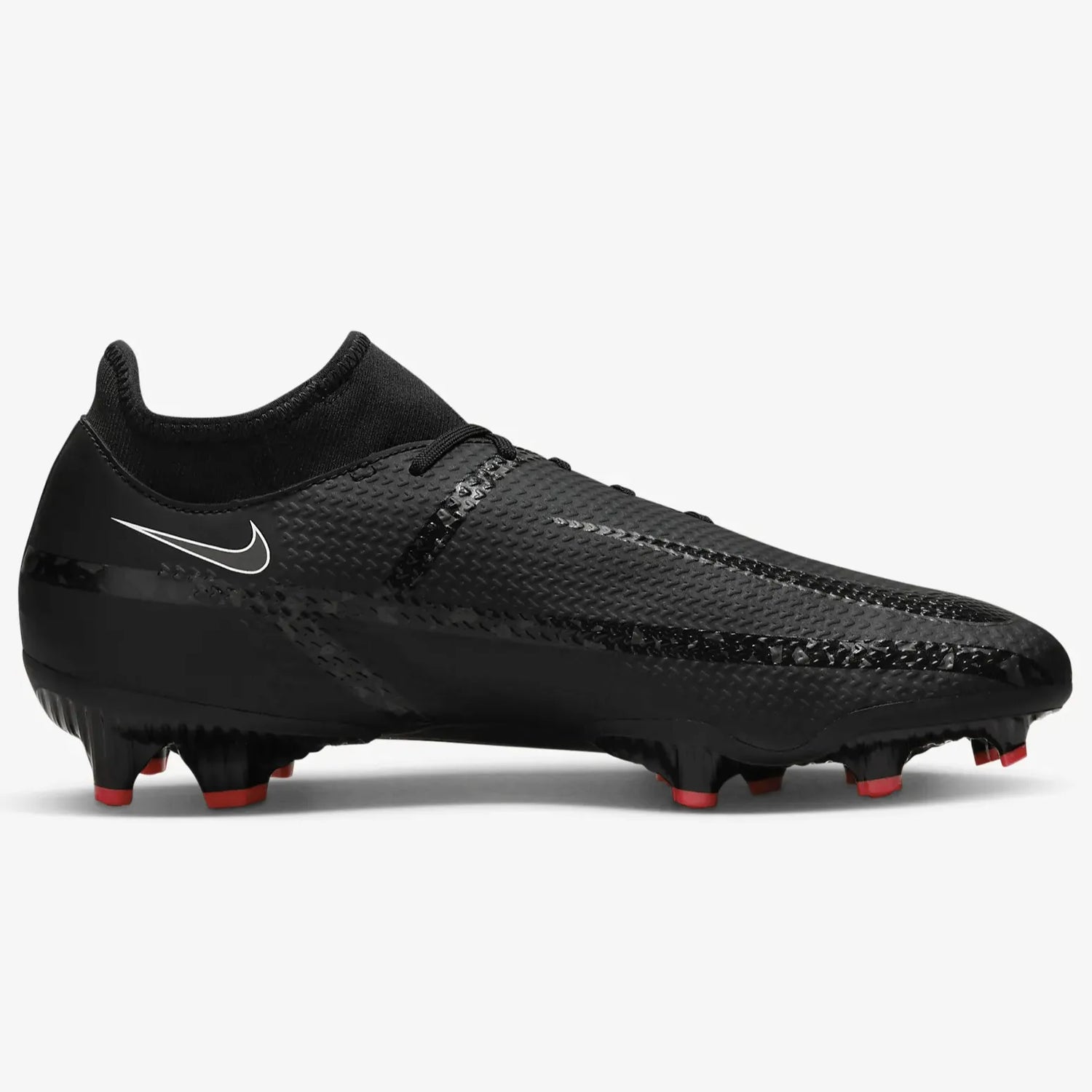 Nike Phantom GT2 Academy DF FG-MG - Black-Smoke Grey (Side 2)