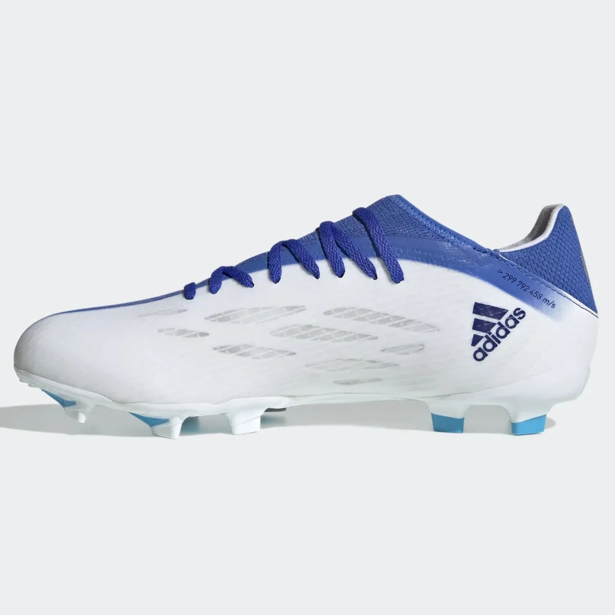 adidas X Speedflow .3 FG - White-Indigo-Hi Res Blue (Side 2)