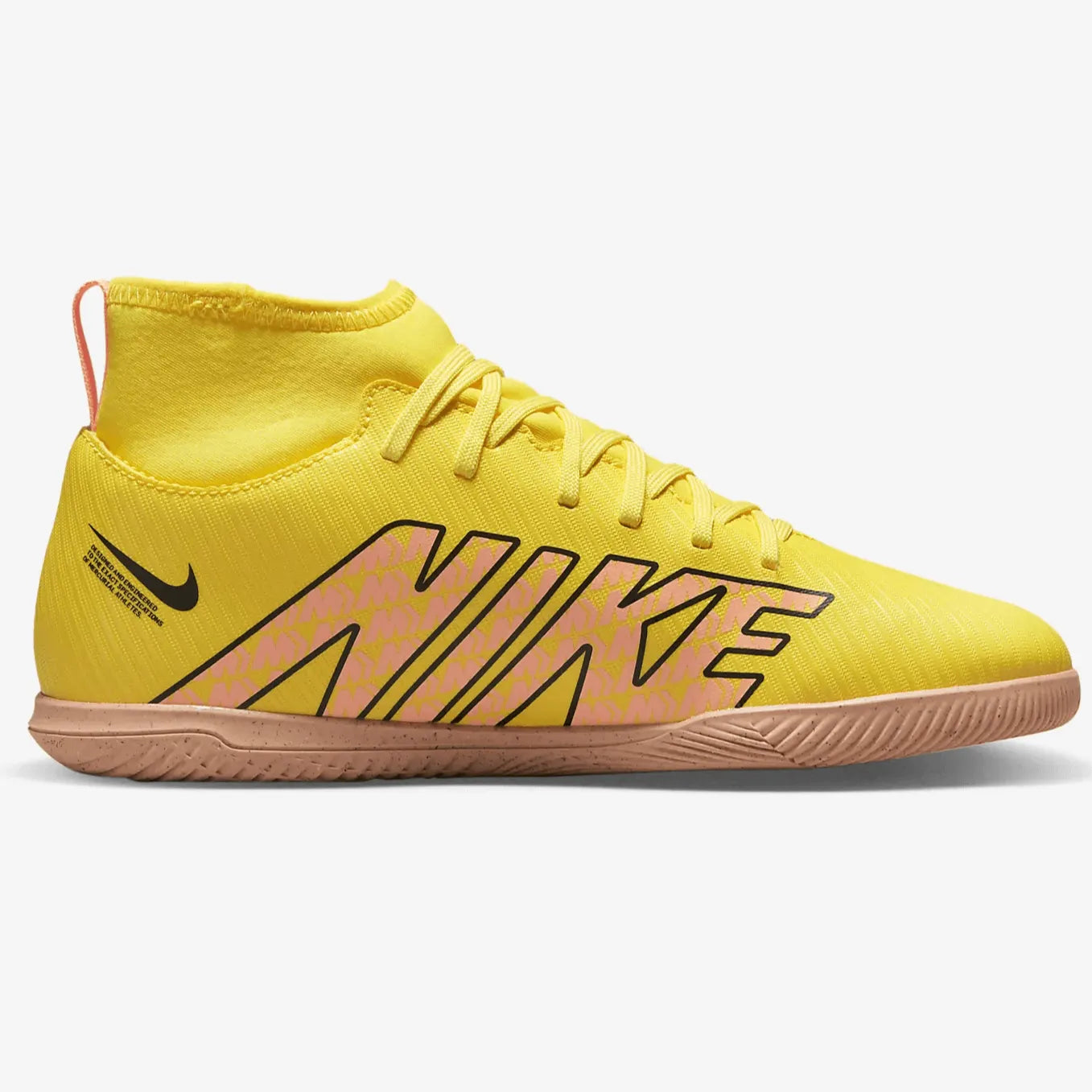 Nike JR Superfly 9 Club Indoor Yellow-Sunset Glow (Side 2)