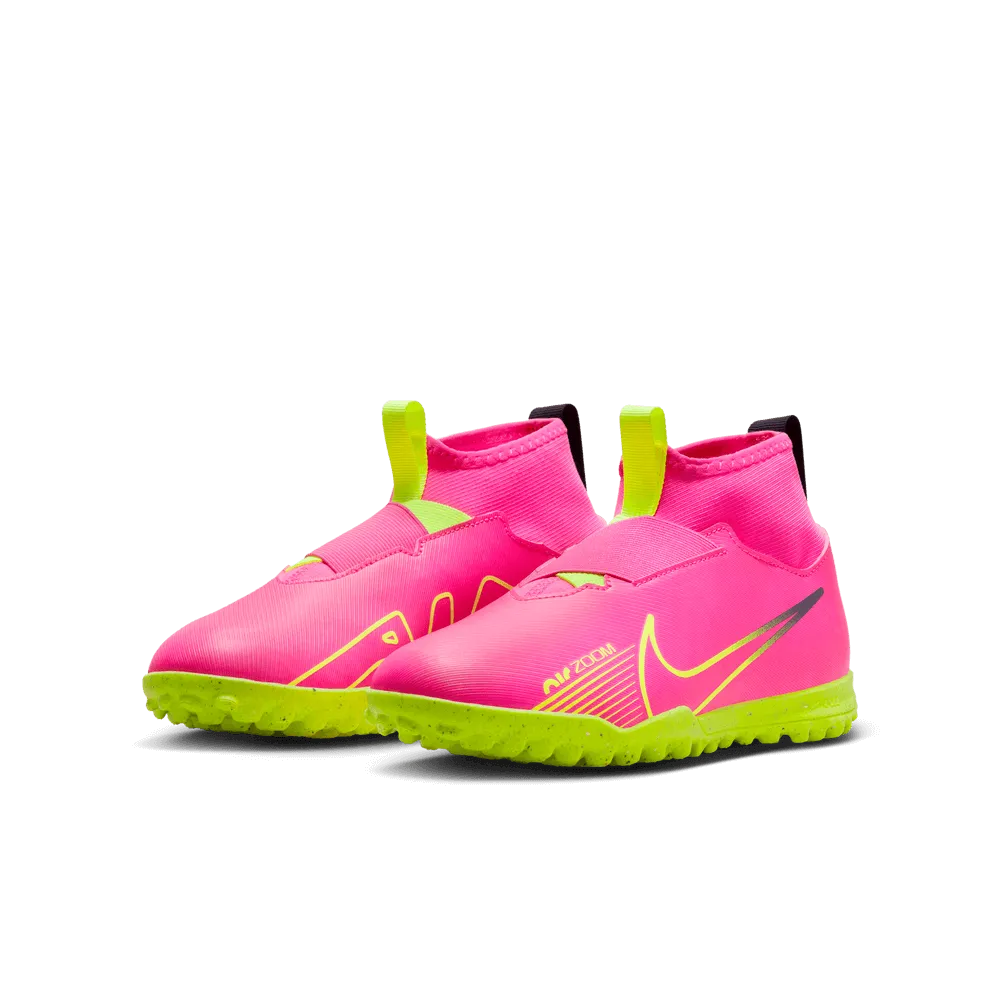 Nike Jr Zoom Superfly 9 Academy Turf - Luminous Pack (SU23) (Pair - Lateral)