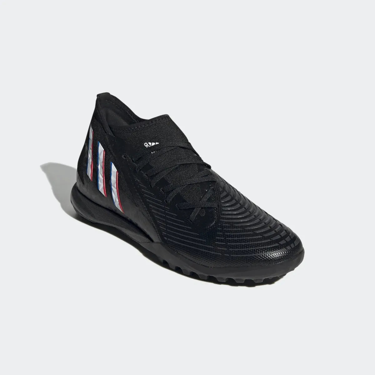 adidas Predator Edge .3 Turf - Black-White-Red (Diagonal 1)