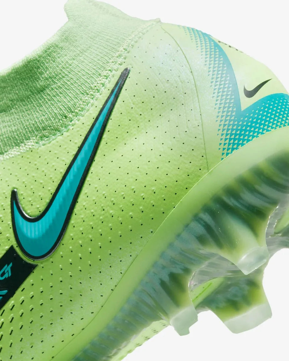 Nike Phantom GT Elite DF FG - Lime Glow-Aquamarine (Detail 3)