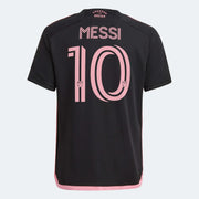 adidas 2023-24 Miami Youth Messi #10 Stadium Away Jersey (Back)