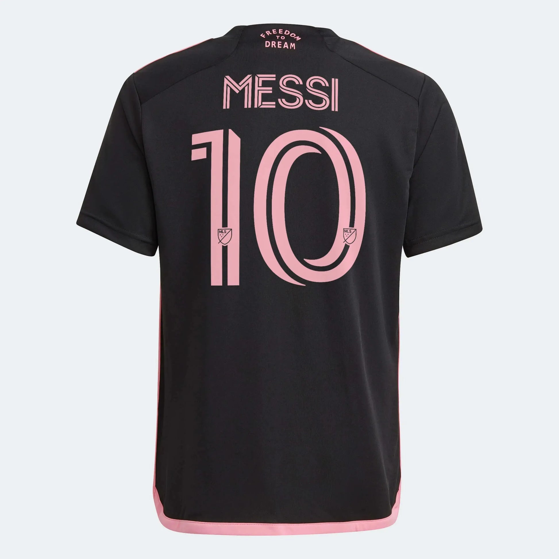 adidas 2023-24 Miami Youth Messi #10 Stadium Away Jersey (Back)