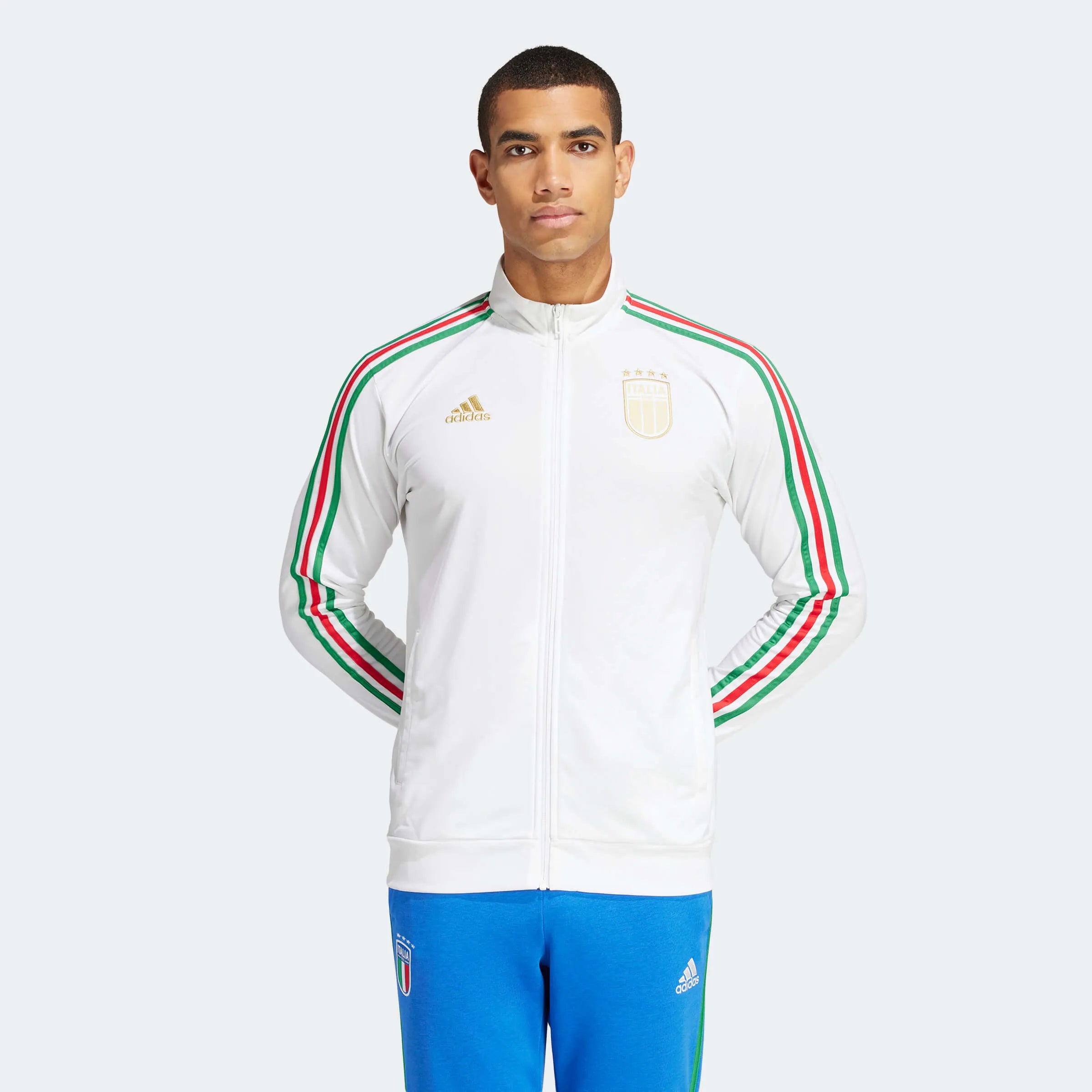 adidas 2024-25 Italy Men's DNA Track Top (Model - Front)