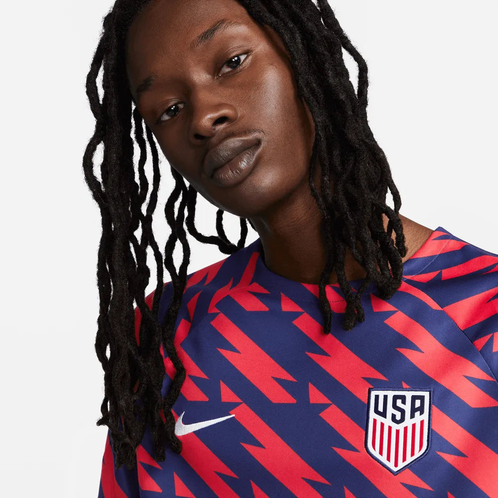 Nike 2023-24 USA Men's DF Academy Pre-Match Top (No Stars) (Detail 1)