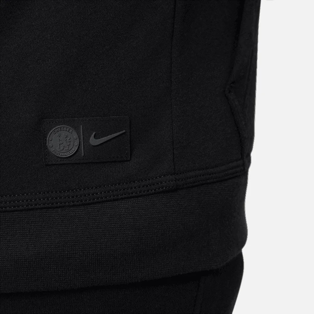 Nike 2022-23 Chelsea Youth Club Fleece Full-Zip Hoodie (Detail 3)