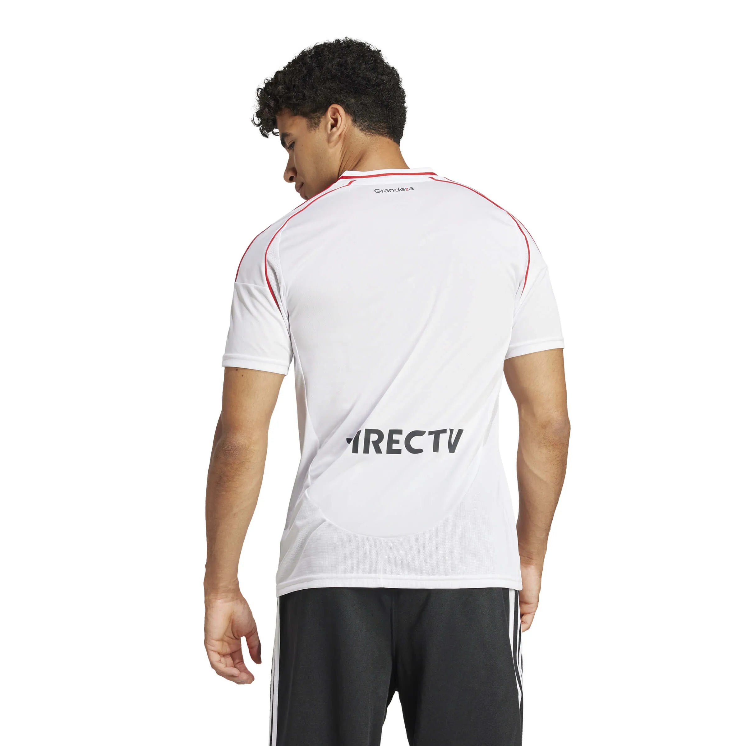 adidas 2024-25 River Plate Men's Stadium Home Jersey (Model - Back)