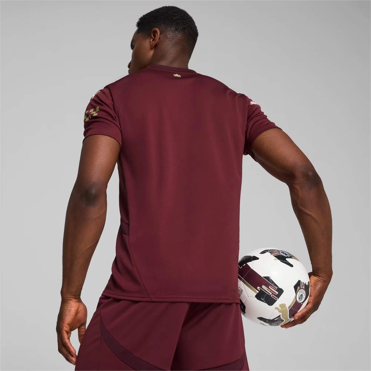 Puma 2024-25 Manchester City Men's Stadium Third Jersey (Model - Back)