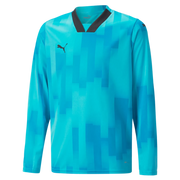 Puma Teamtarget Goalkeeper  Longsleeve Youth Jersey Bright Aqua (Front)