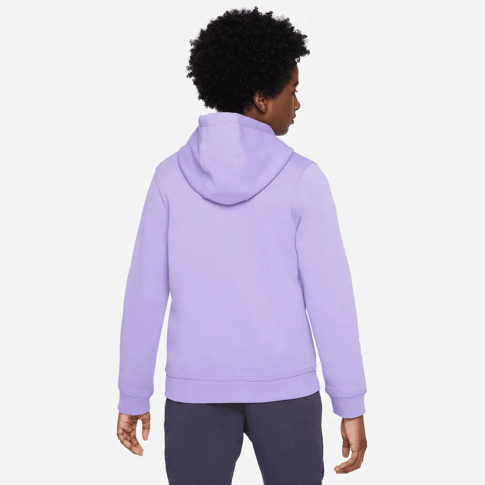 Nike 2023-24 Liverpool Youth NSW Club Hoodie (Model - Back)