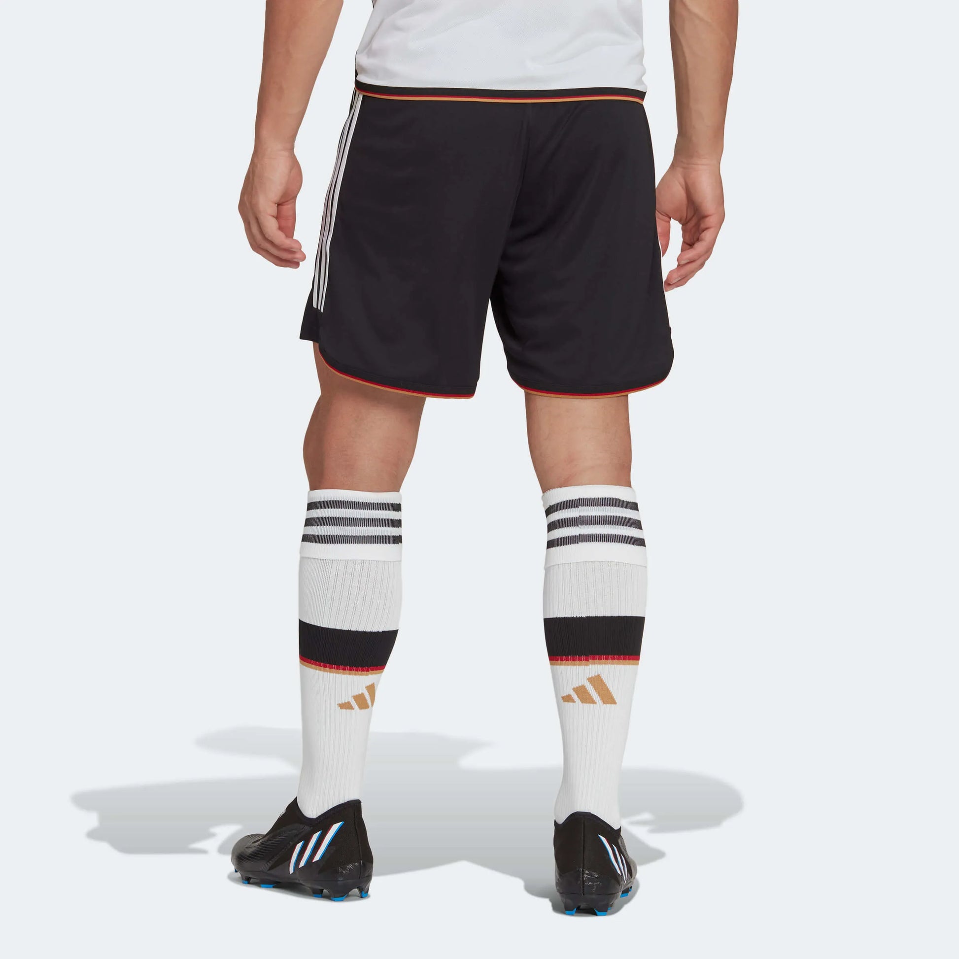adidas 2022-23 Germany Home Shorts - Black (Model - Back)