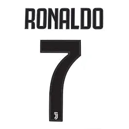 Juventus 2018/19 Home Ronaldo #7 Youth Jersey Name Set