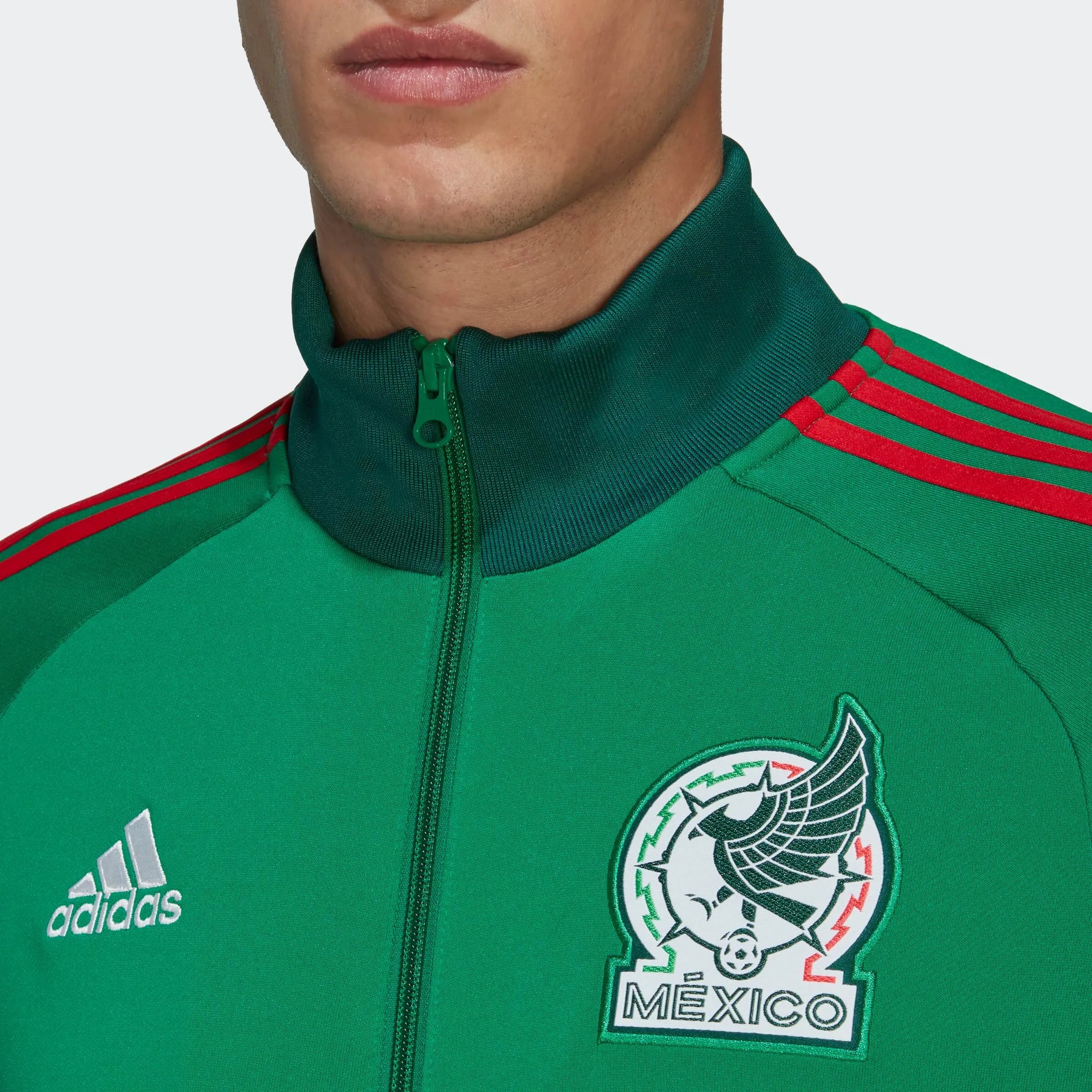 adidas 2022-23 Mexico 3-Stripes Track Top (Detail 1)