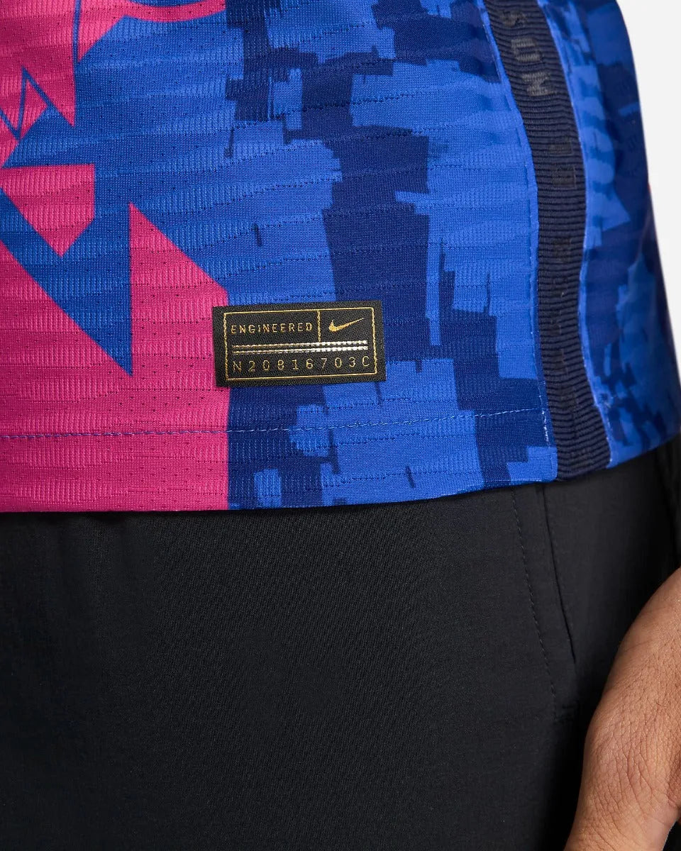Nike 2021-22 Barcelona Third ADV Match Jersey - Hyper Royal-Varsity Maize (Detail 5)