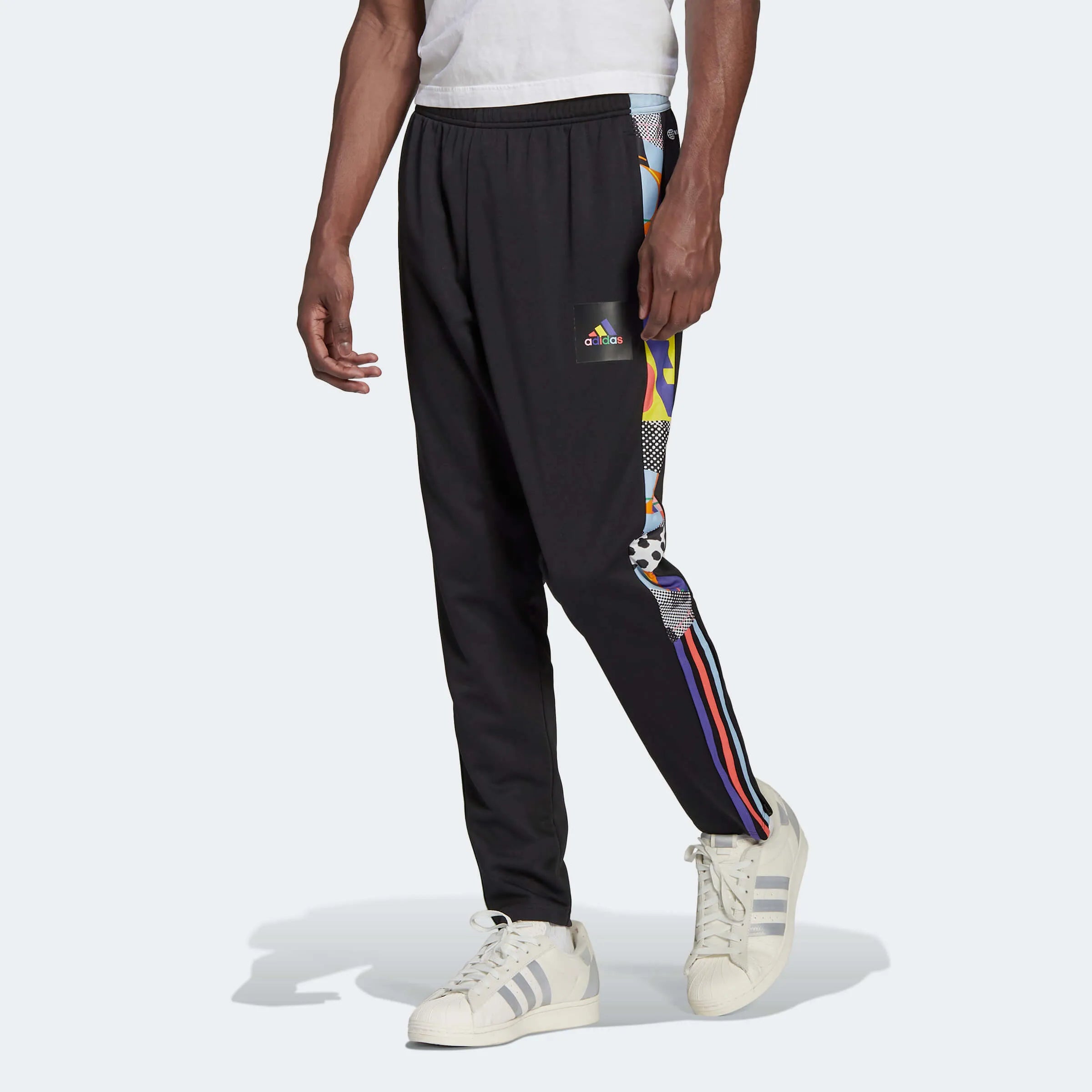 adidas Tiro Pride Pants - Black-Multi (Model - Front)