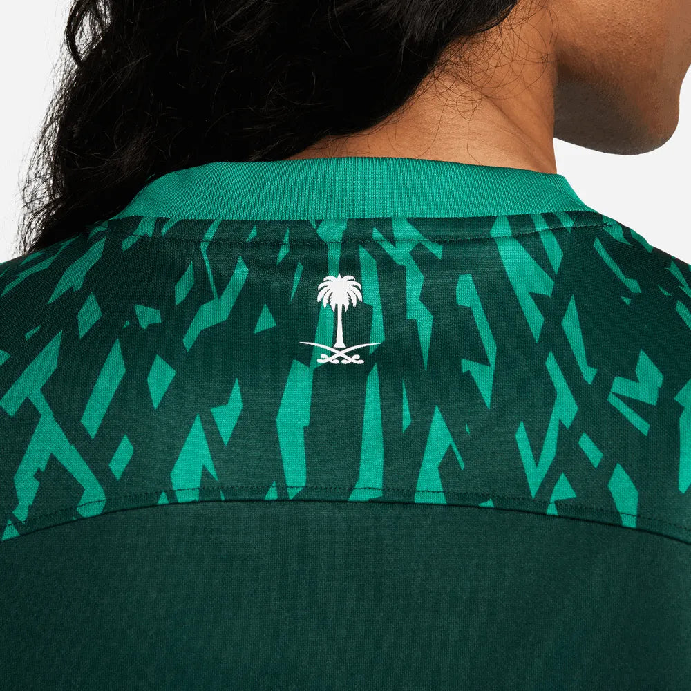 Nike 2022-23 Saudi Stadium Away Jersey - Green (Detail 2)