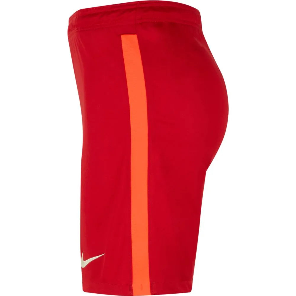 Nike 2021-22 Liverpool Dry-Fit Home Stadium Shorts - Gym Red-Crimson (Side)