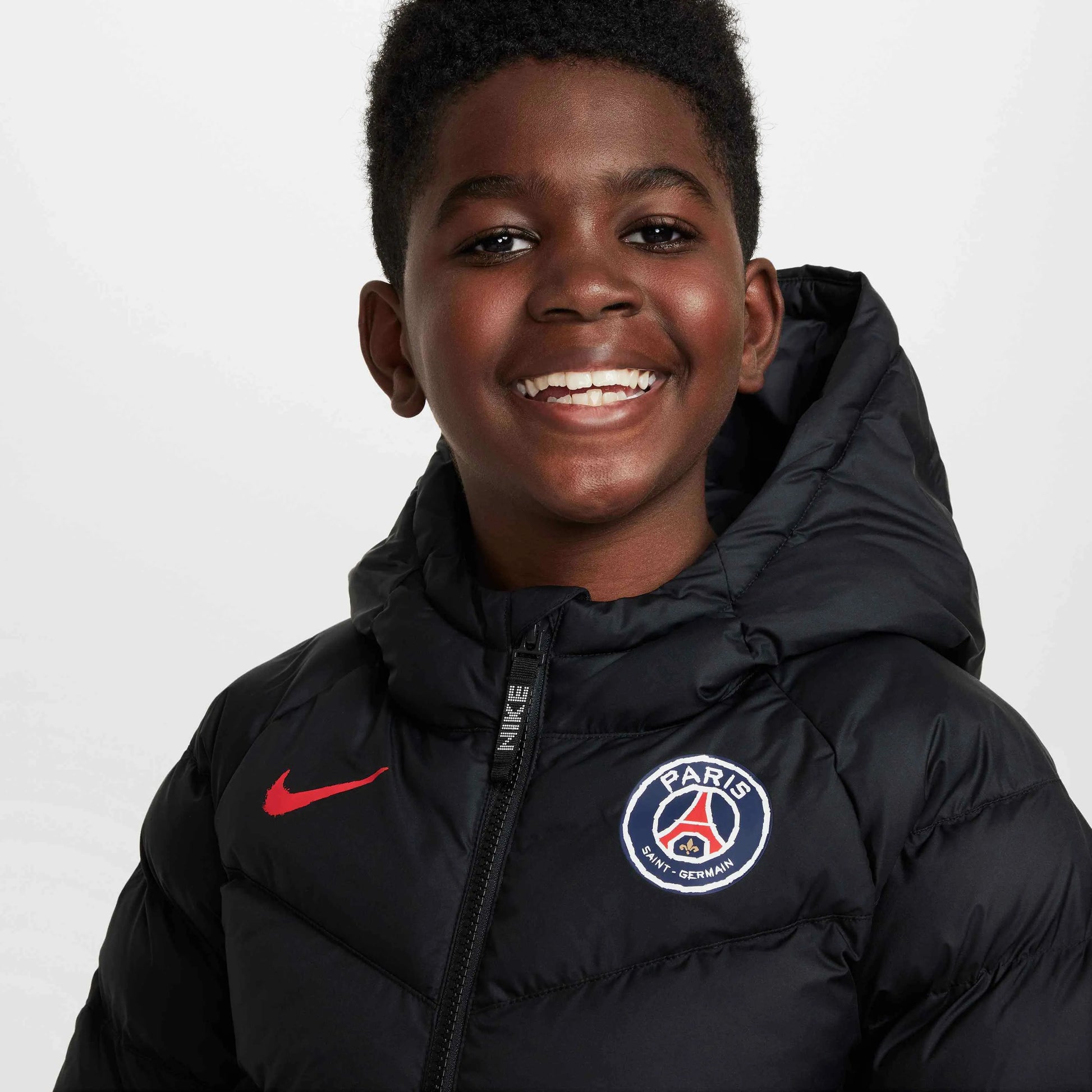 Nike 2024-25 PSG Youth Synthetic-Fill Hooded Jacket (Detail 1)