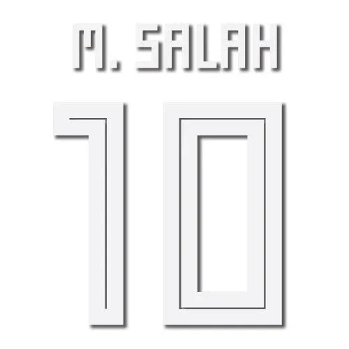 Egypt 2018 Home M.Salah #10 Jersey Name Set