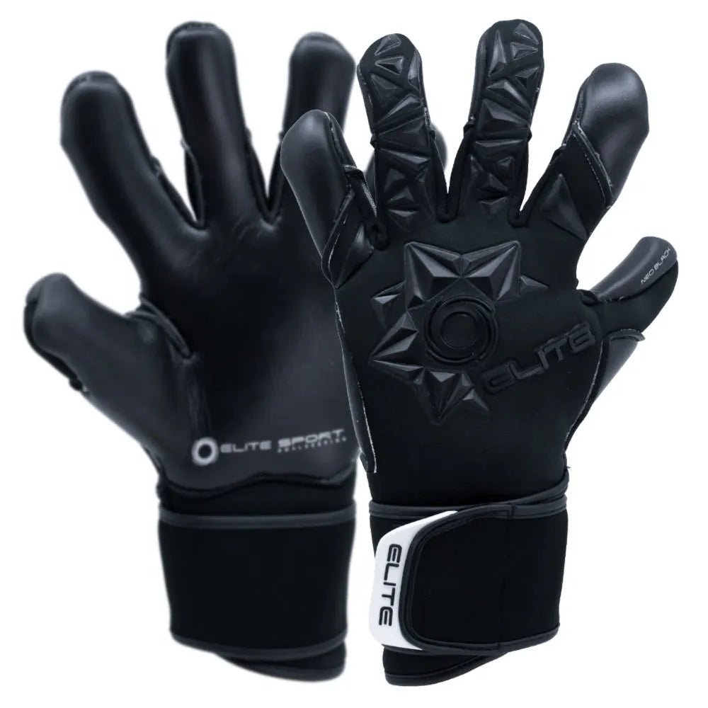 Elite Sport 2019 Neo Black Goalkeeper Gloves - Black