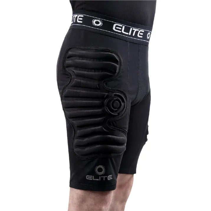 Elite Sport Elite Sport Basic Defensive Shield Youth Compression Shorts -Black