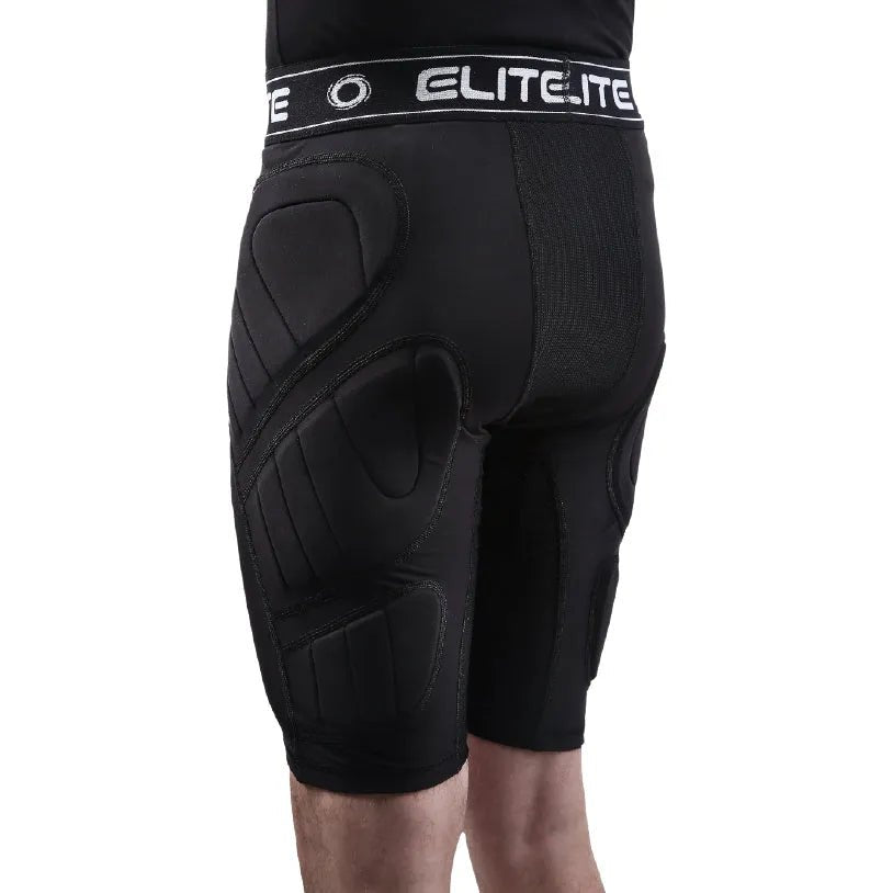 Elite Sport Goalkeeper Elite BaDS Youth Compression Shorts 3 MM - Black (Back)