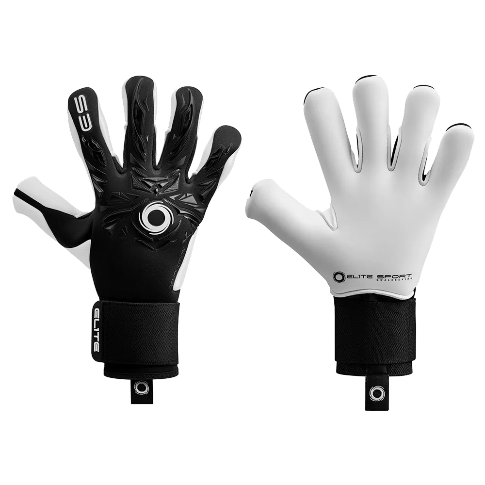 Elite Sport Revolution X Combi Black Goalkeeper Glove (Pair)
