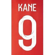 England 2018 Youth Away Kane #9 Jersey Name Set