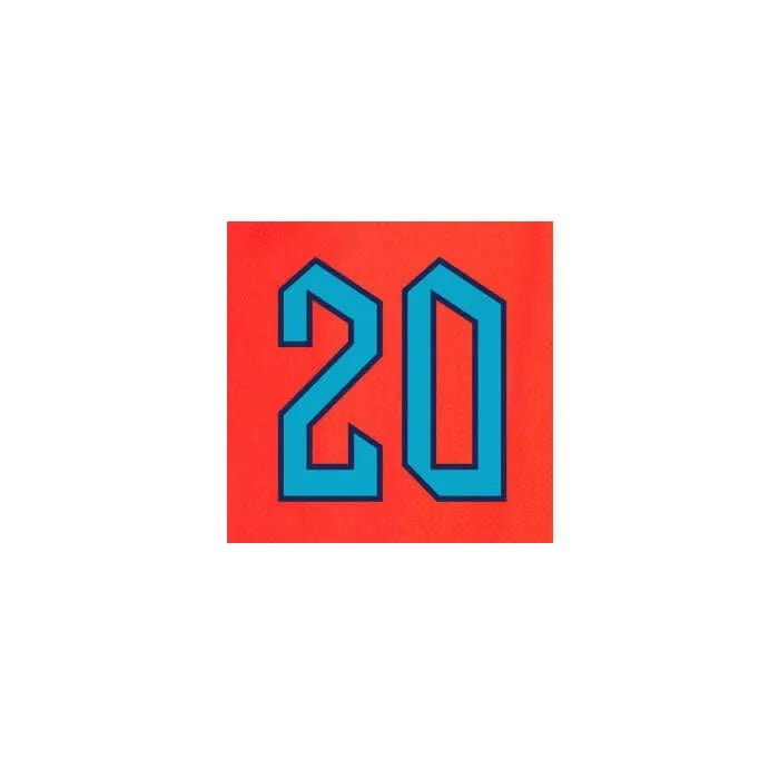 England 2022-23 Away Foden #20 Jersey Name Set