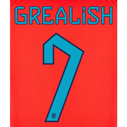 England 2022-23 Away Grealish #7 Jersey Name Set