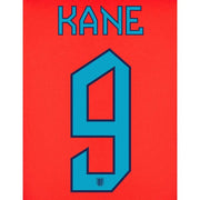 England 2022-23 Away Kane #9 Jersey Name Set