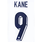 England 2024/25 Home Kane #9 Youth Jersey Name Set
