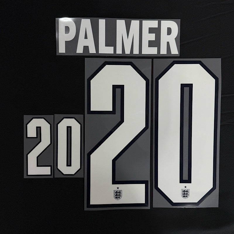 England 2026- Away PALMER #20 Official Name Set