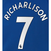 Everton 2021/22 Home Richarlison #7 Jersey Name Set White