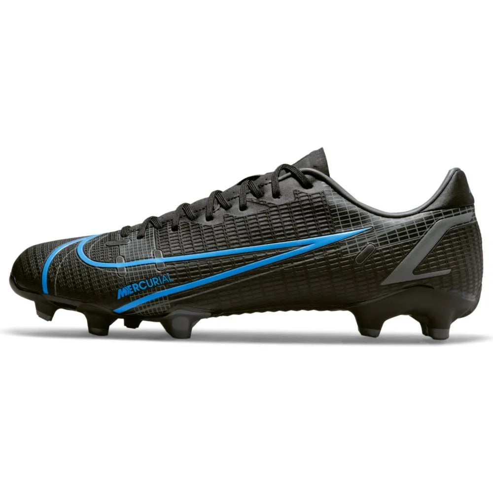 Nike Vapor 14 Academy FG-MG - Black-Blue (Side 1)