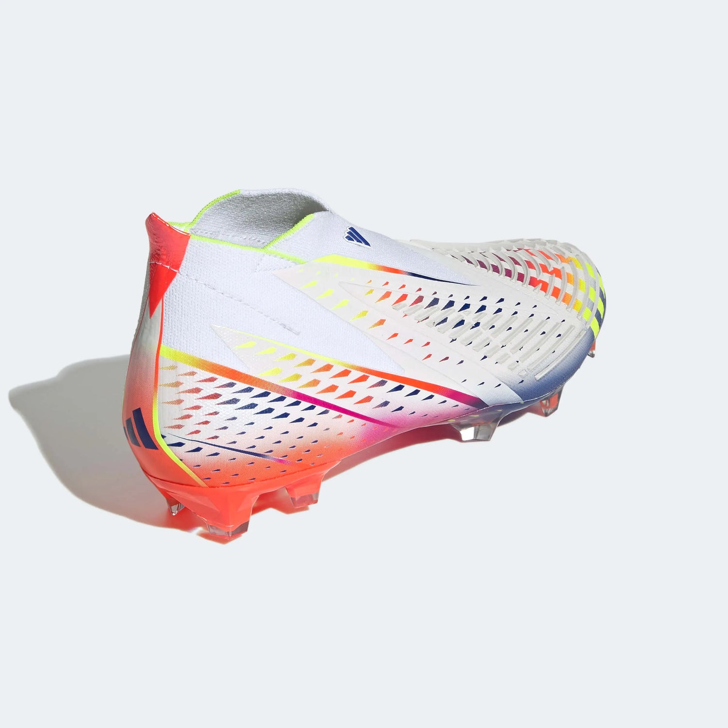 adidas Predator Edge+ FG - White-Yellow-Blue (Diagonal 2)