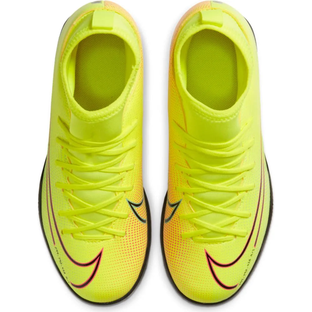 Nike JR Superfly 7 Club MDS IC - Yellow-Green