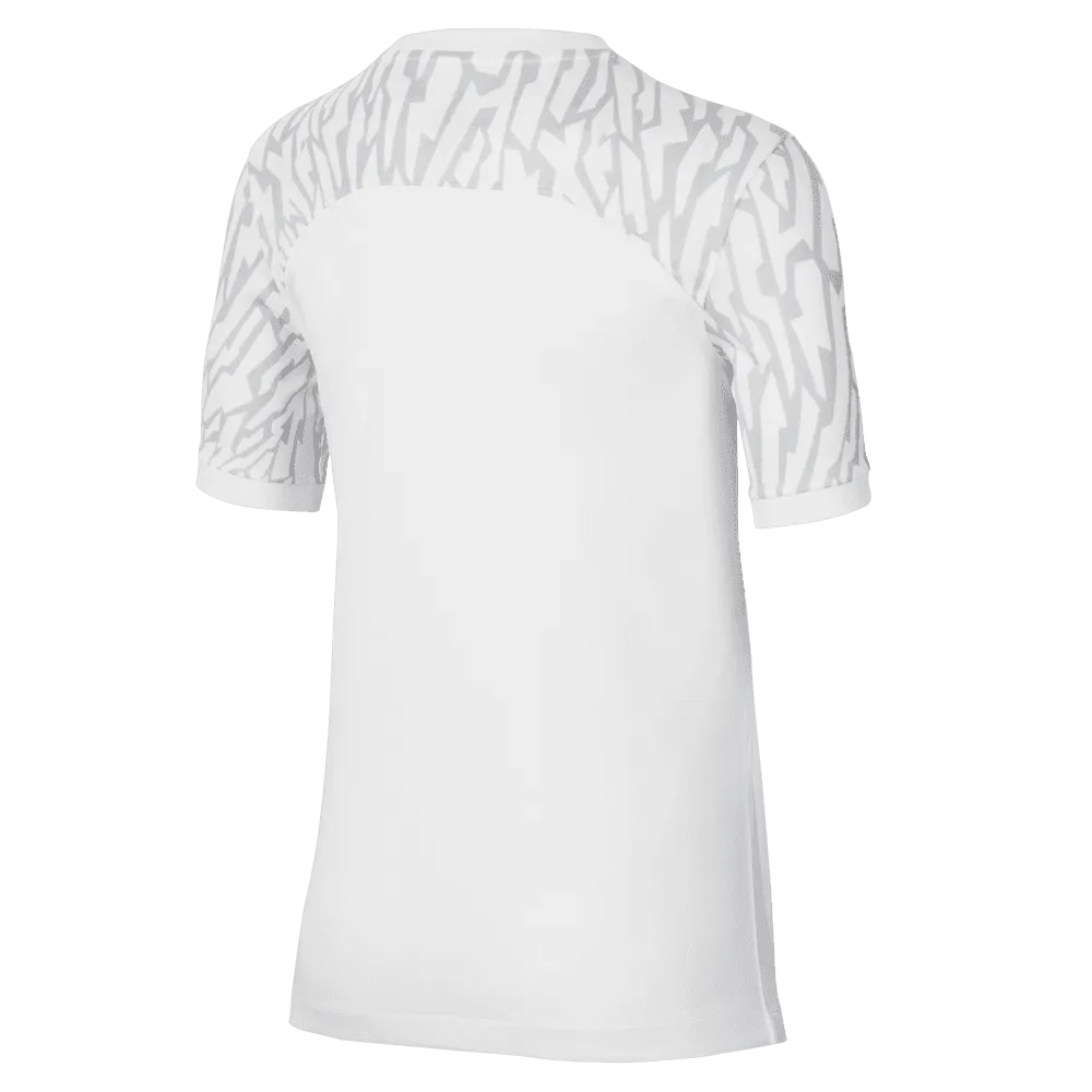 Nike 2022-23 Poland Youth Home Jersey - White (Back)