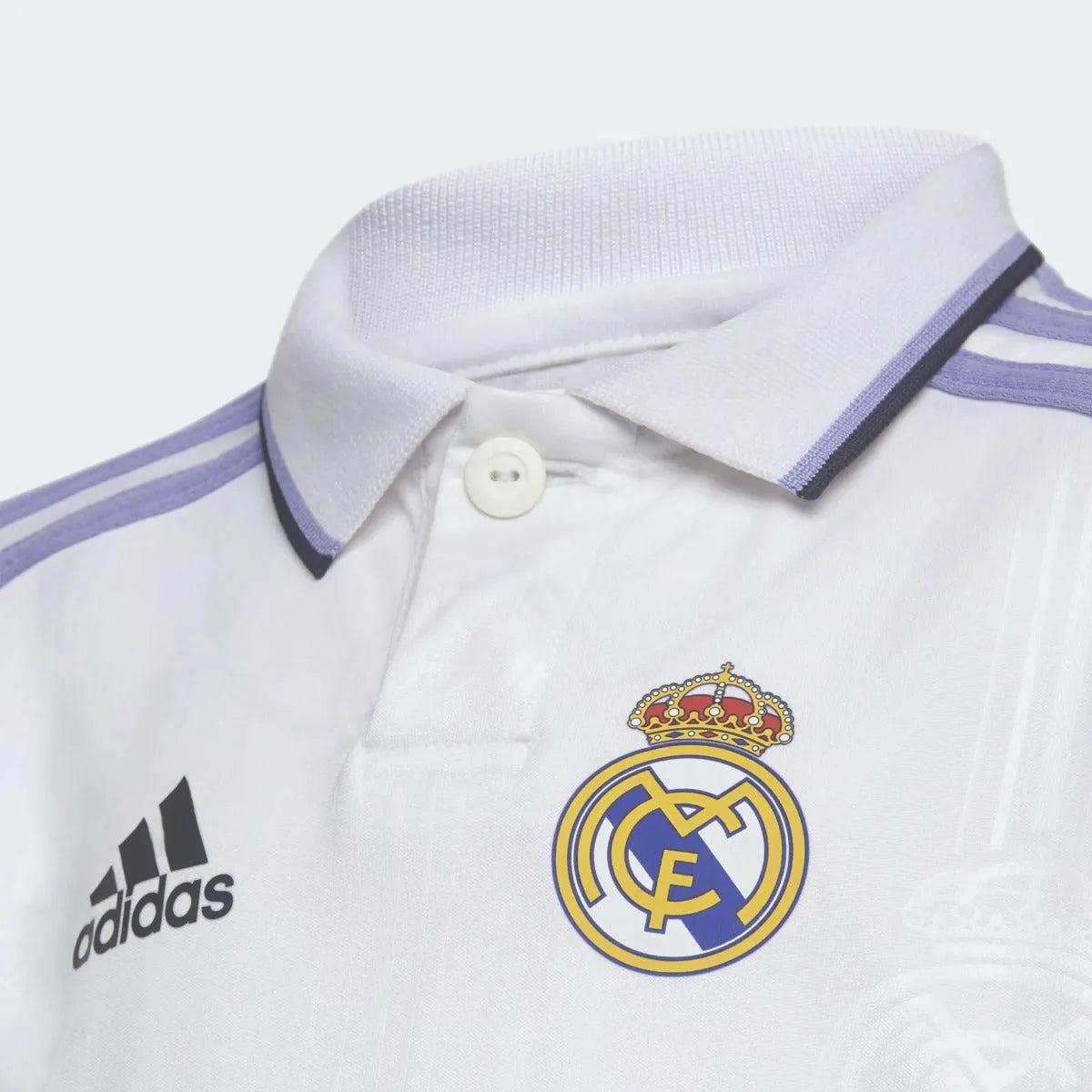 adidas 2022-23 Real Madrid Home Mini Kit - White (Detail 1)