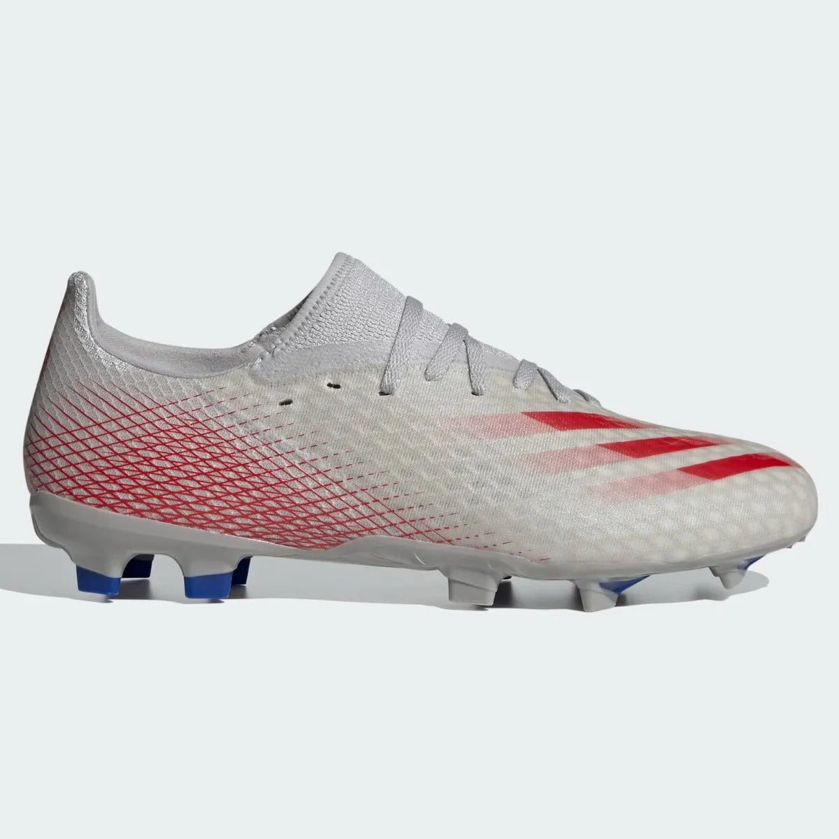 Adidas X Ghosted .3 FG - Grey-Red (Side 1)